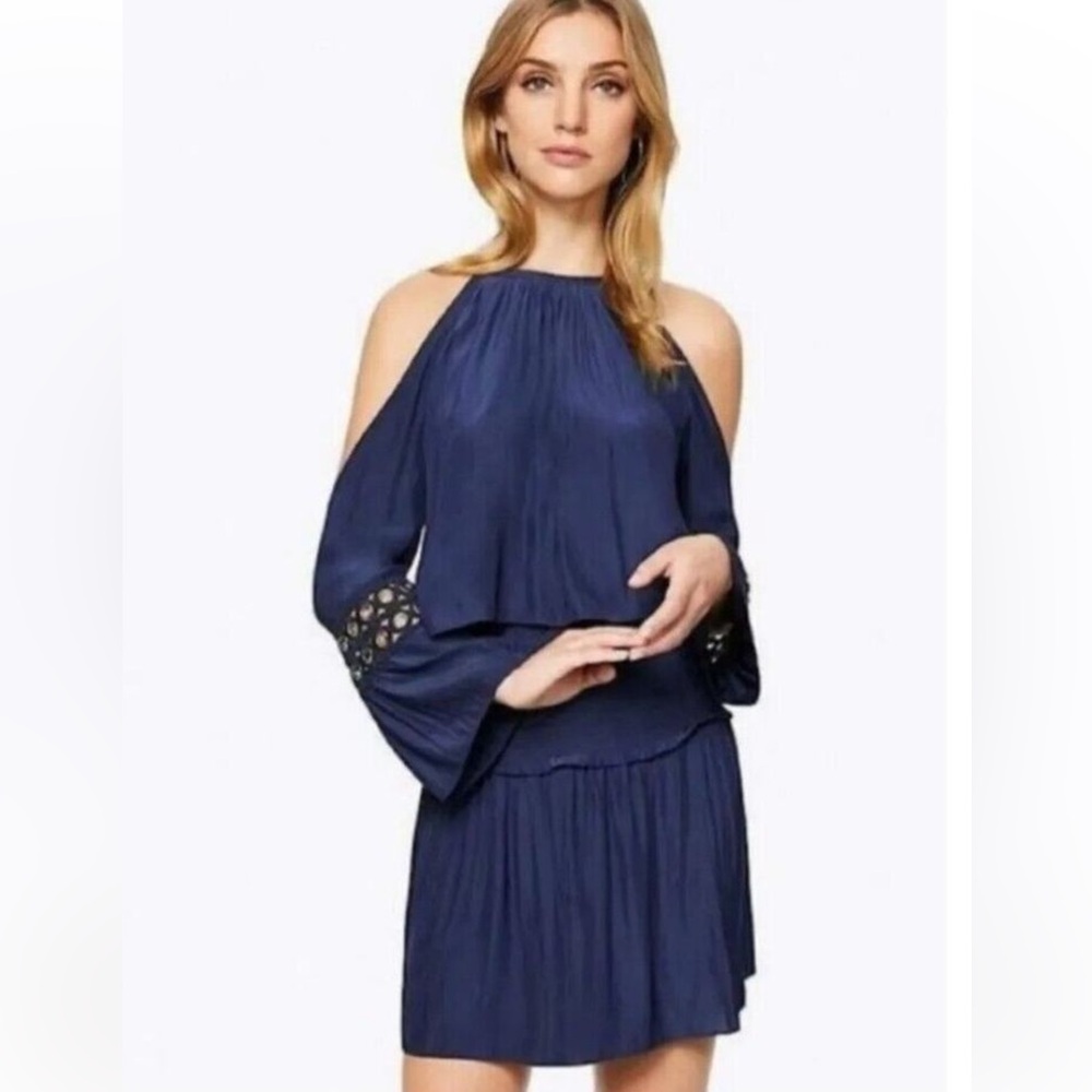 Ramy Brook Cold Shoulder Sleeve Mini Dress Size S